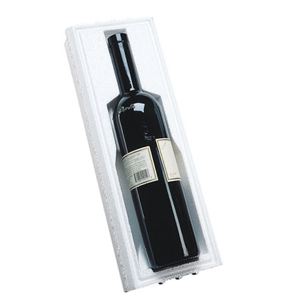 1 Bottle Foam Wine Shipper Insert - 750ml