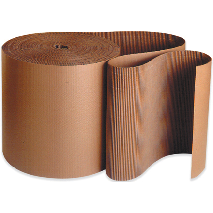 42" x 250' - 'B' Flute Kraft Singleface Corrugated Roll