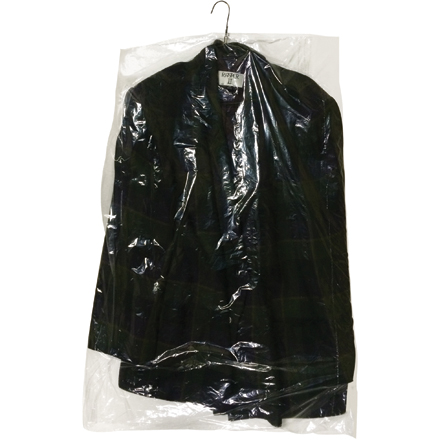 21 x 4 x 30" - 0.65 Mil Garment Bags