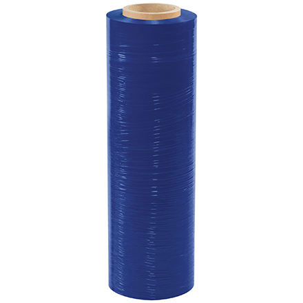 18'' x 59 Gauge x 1500' Blue Color-Tinted Hand Stretch Film