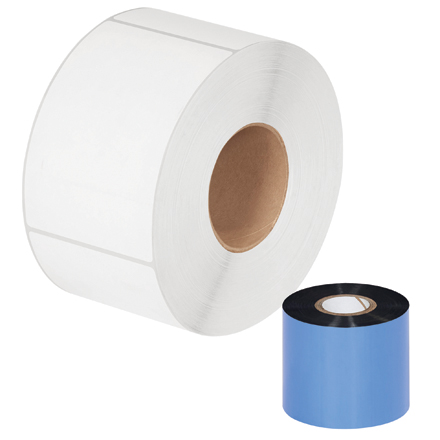 2.36" x 1181' Black Thermal Transfer Ribbons - Wax