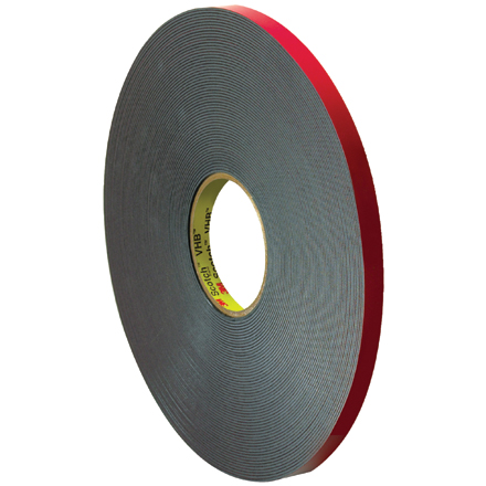 1/2" x 5 yds. Black 3M<span class='tm'>™</span> 5958FR VHB<span class='tm'>™</span> Tape